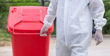 Does the medical trash can need a lid? What are the disadvantages