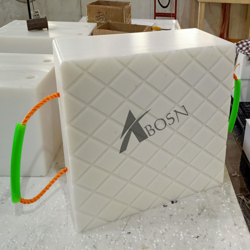 100mm Thickness White Color Cribbing Construction Blocks