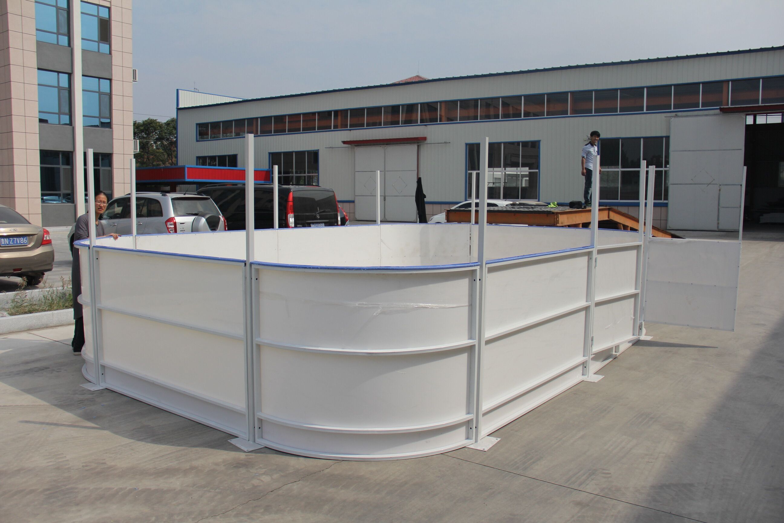 HDPE white board Ice Rink hockey rink board product