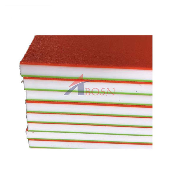 2 Color 3 Layer HDPE Sheet In Orange Peel Texture Surface