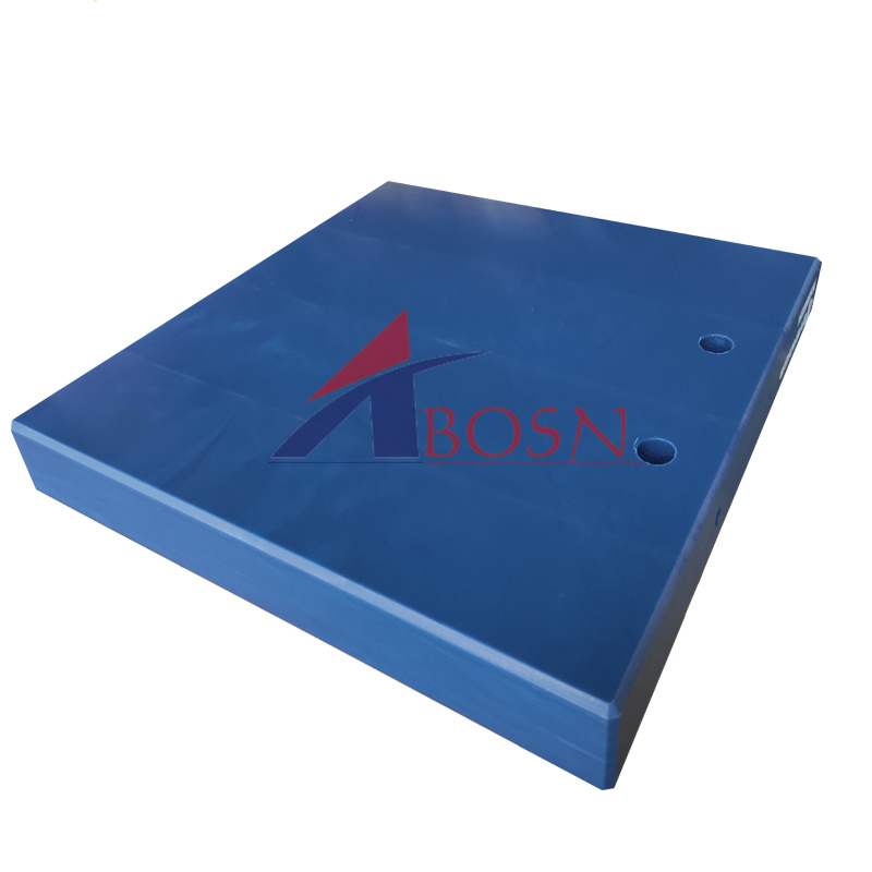 CNC machined uhmwpe solid plastic block