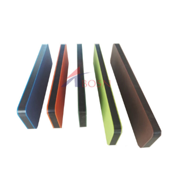 Orange Skin Texture Double Color HDPE Sheet For Playground Equipment Orange Skin Texture Double Color HDPE Sheet For Playground Equipment