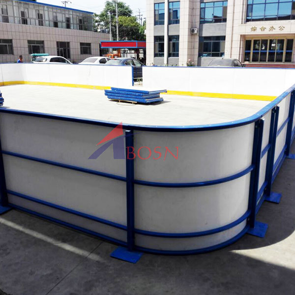 Plastic Dasher Boards With Steel Support Structure