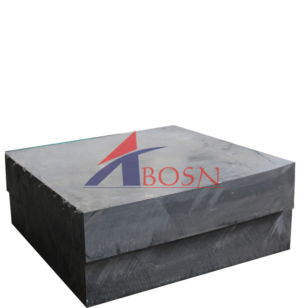 CNC machined uhmwpe solid plastic block