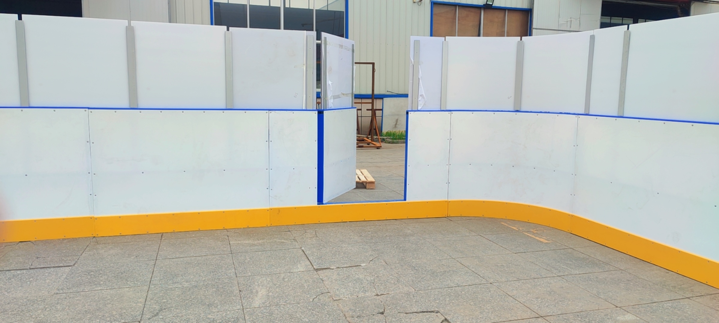 hockey fence board ice skating dasher board