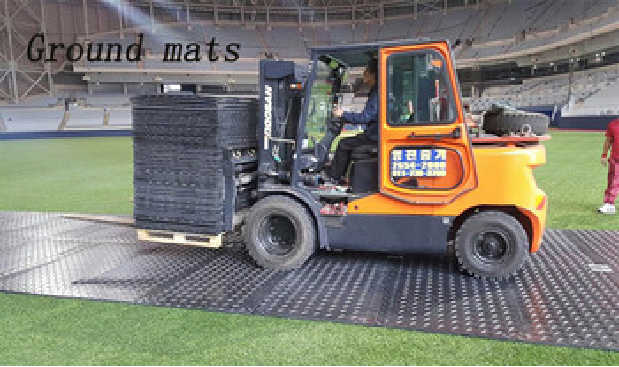 Abosn ground protection mat for pedestrian Abosn ground protection mat for pedestrian