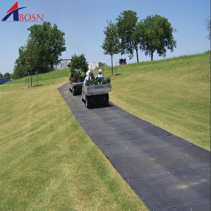 China factory manufacture ground service construction pe plastic mats China factory manufacture ground service construction pe plastic mats