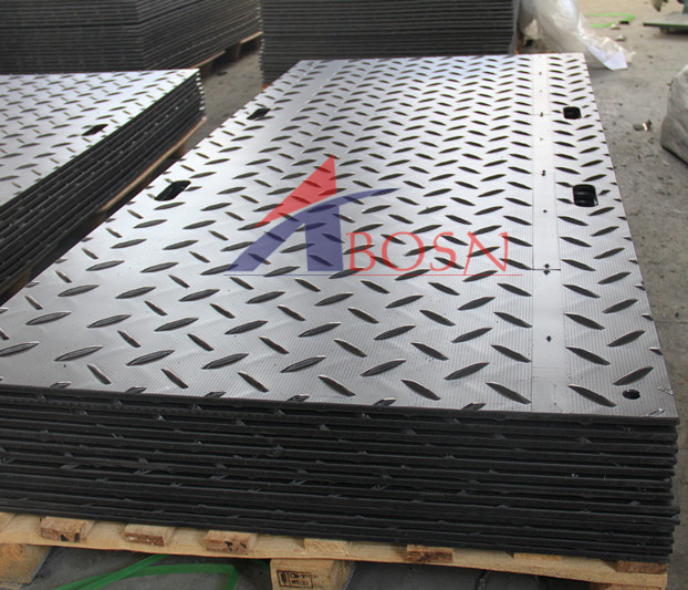Abosn HDPE material ground protection basemat