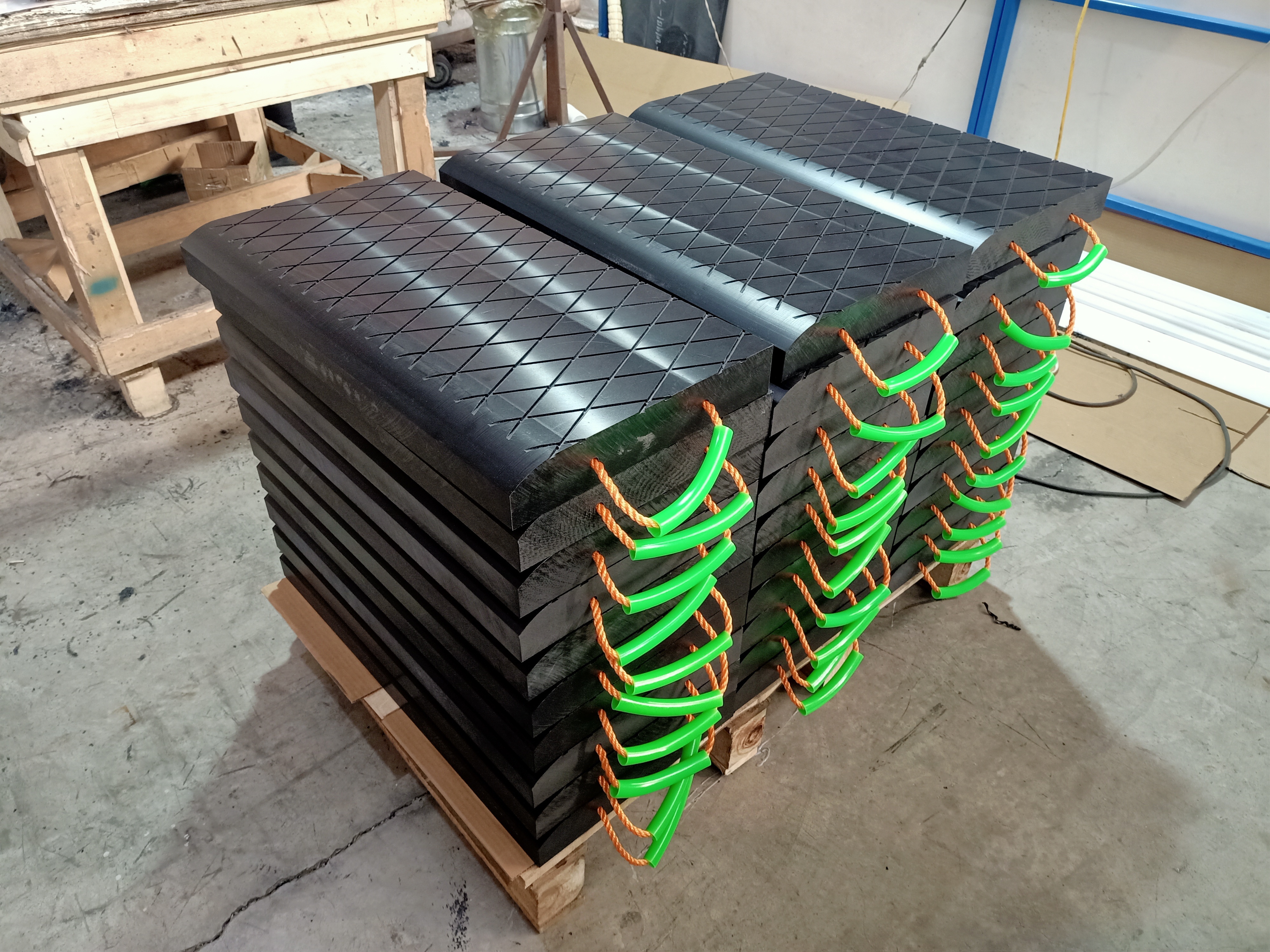 Abosn new design style Crane Outrigger Support Pads