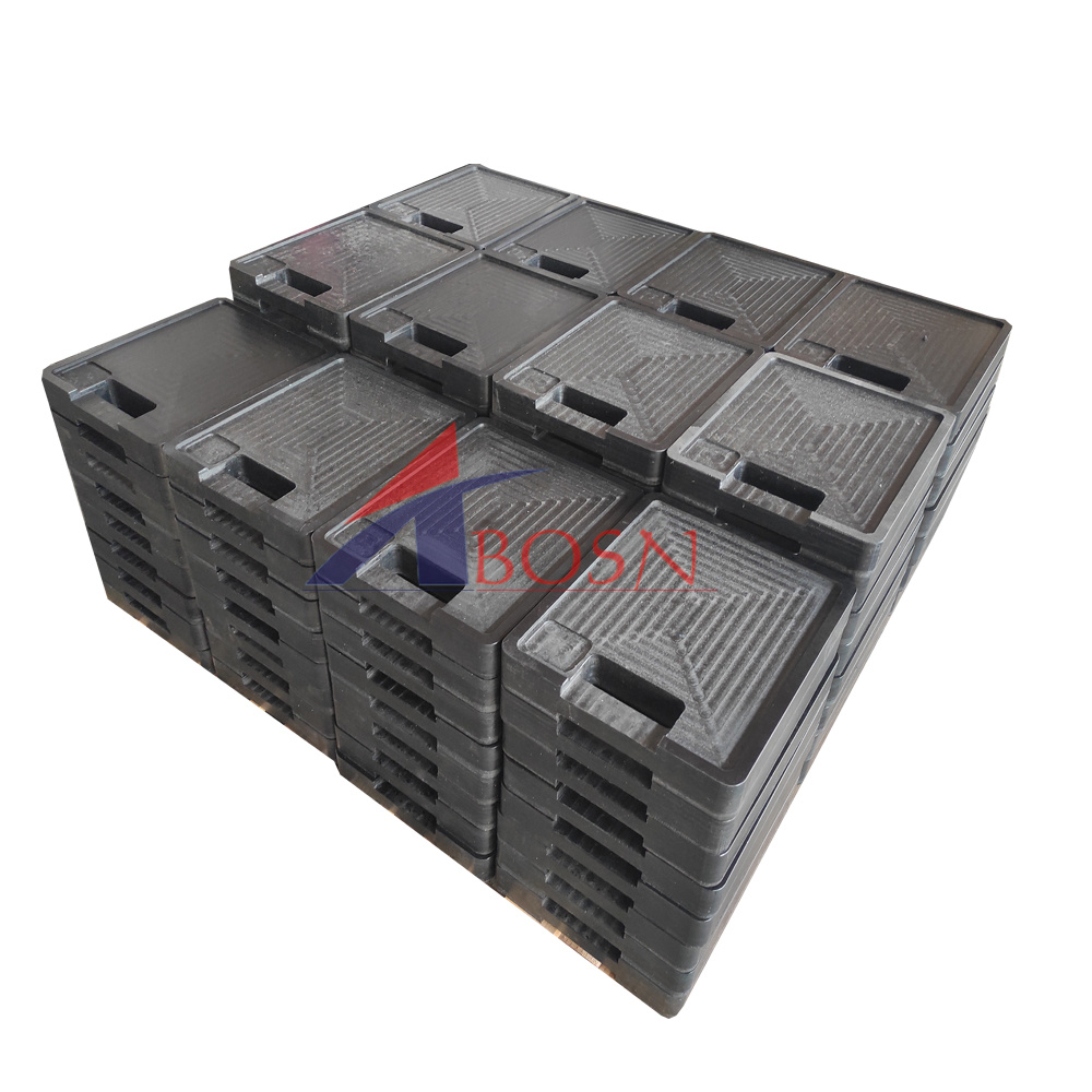 100% virgin material HDPE crane outrigger pad