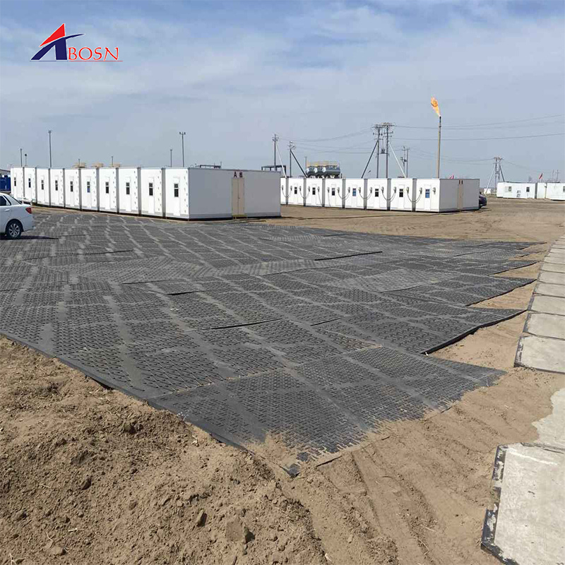 UHMWPE ground mat for utilities