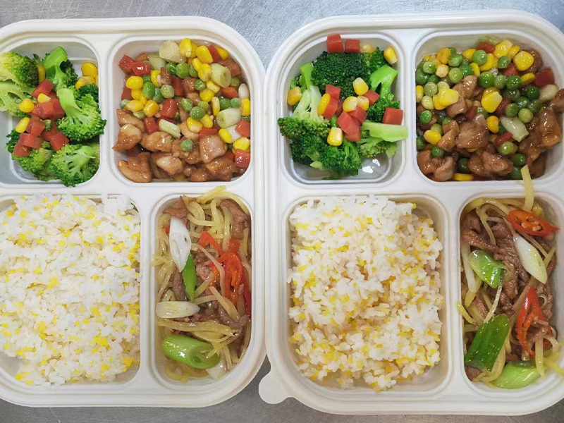 盒飯兩葷一素