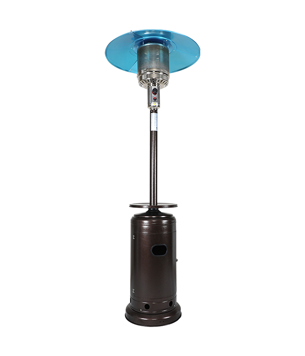 Umbrella heater (two rods with table top)