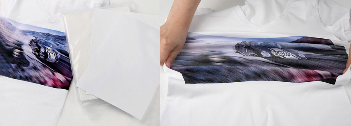 Dark Printable Eco Solvent Heat Transfer Vinyl Elastic Hanrun Paper