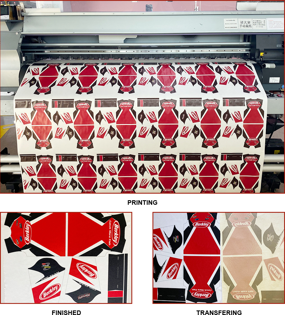 Hi-sticky Sublimation Paper printing transferring process
