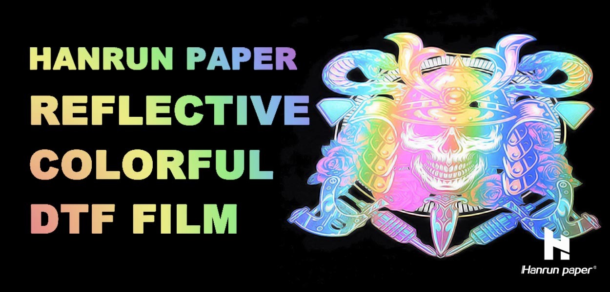 New Product  Iridescent DTF Reflective Colorful Film_Hanrun Paper