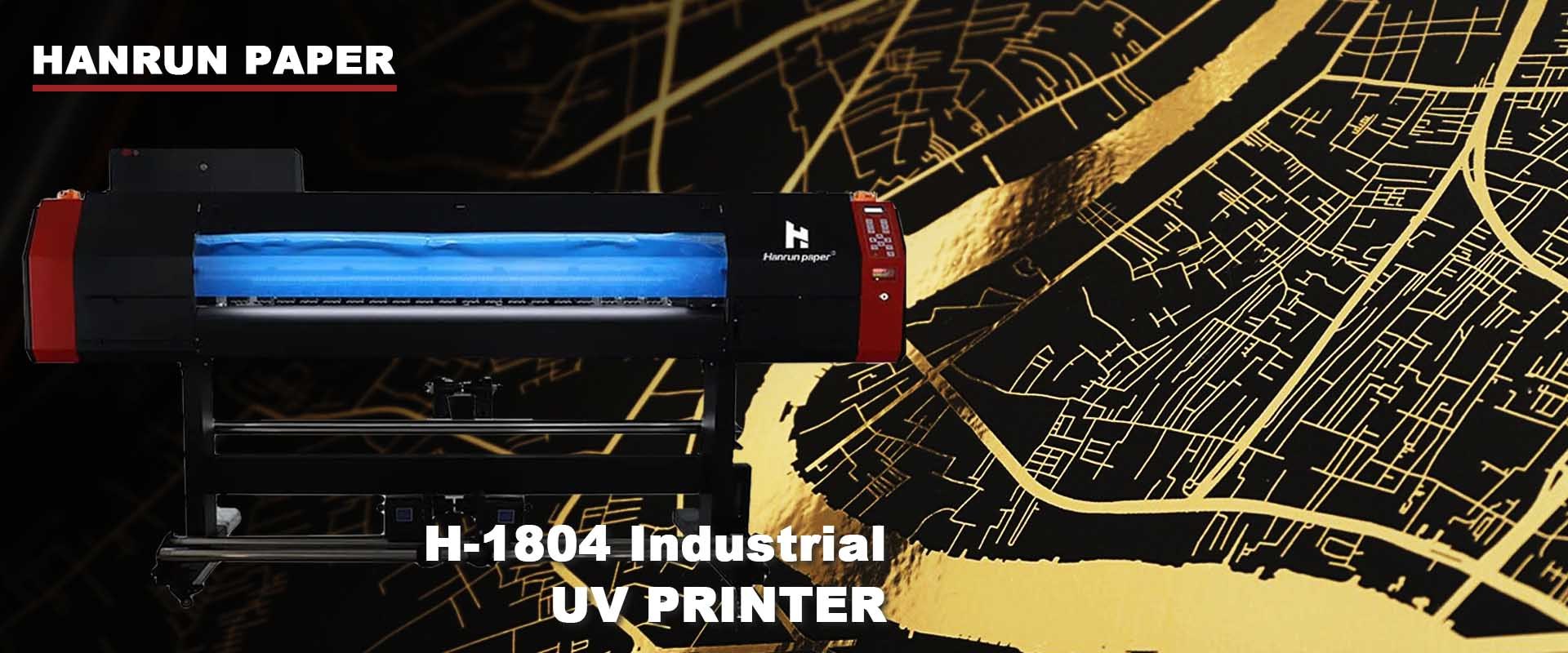 H1804 uv printer hanrun paper