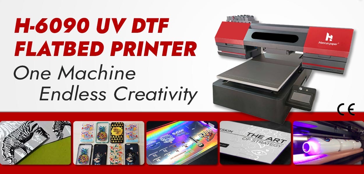 H-6090 UV DTF Flatbed Printer: One Machine, Endless Creativity