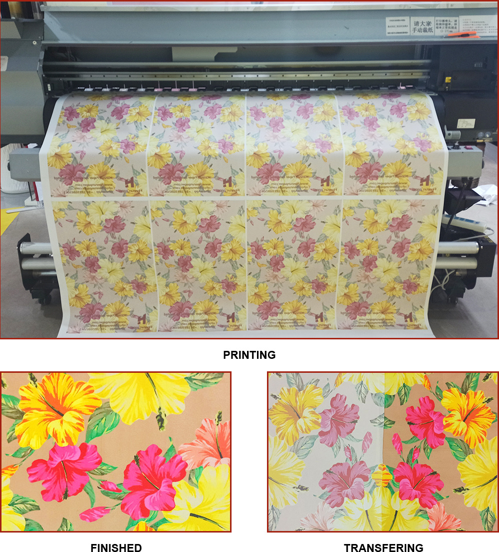 Rollo de papel de sublimación Jumbo de 40 g/m²