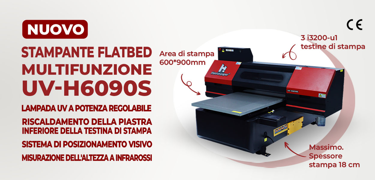 Nuovo Prodotto | Stampante Flatbed Multifunzione UV-H6090S