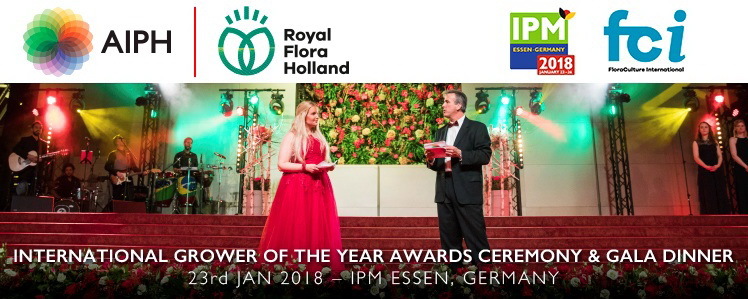 英茂花卉入围AIPH 2018年国际种植者奖！
