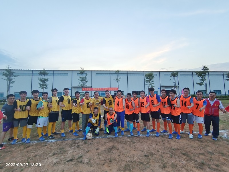 Aoxin Communication's first football match