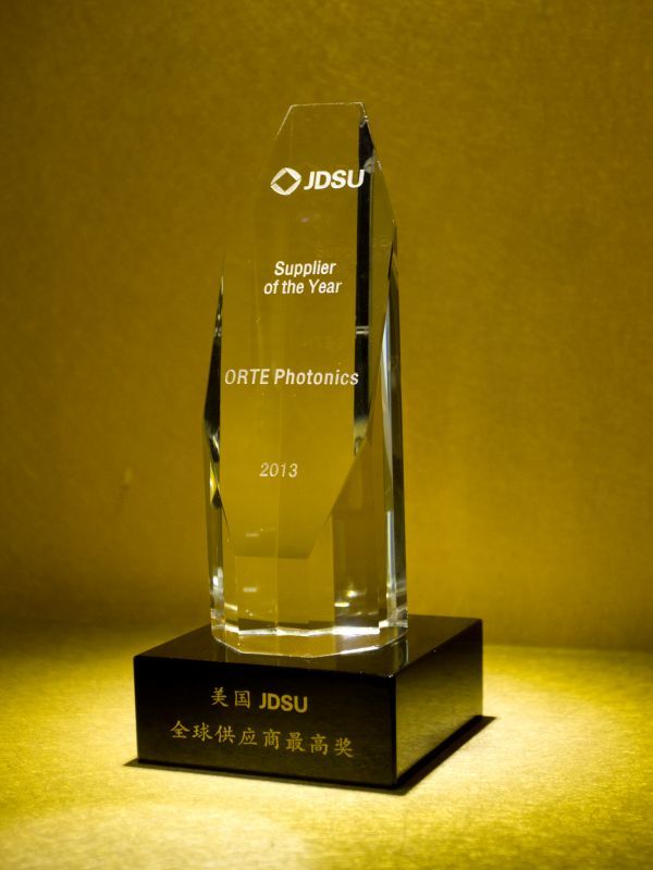 JDSU全球最佳供应商奖