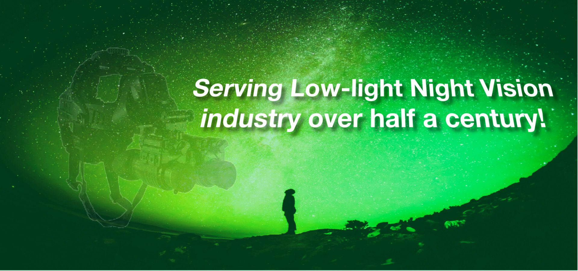 SERVING LOW-LIGHT NIGHT VISION INDUSTRY OVER HALF A CENTURY