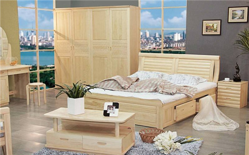 What are the materials of the log furniture