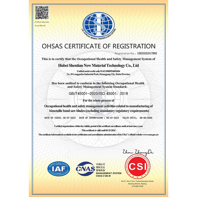 Occupational Health and Safety Management System Certification Occupational Health and Safety Management System Certification