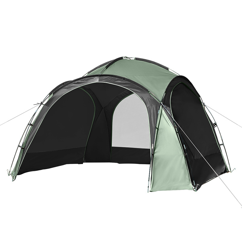 Dome sky curtain (black green + quicksand gold)