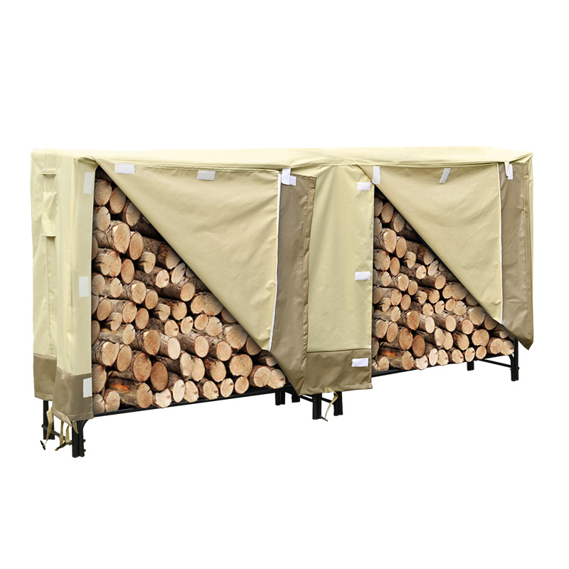 Beige Firewood Cover