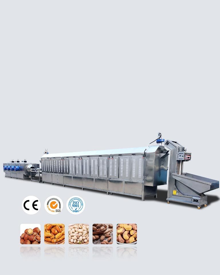 continuous roaster machine
