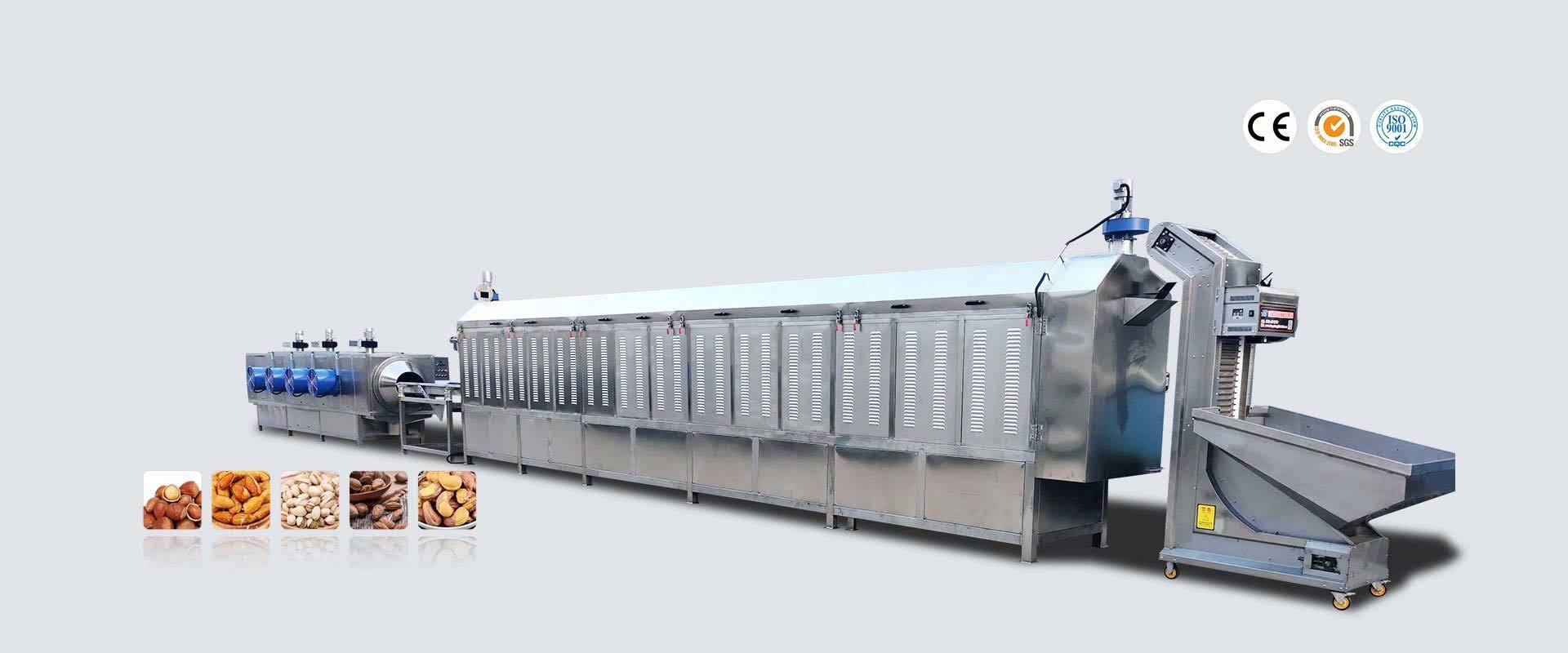 continuous roaster machine