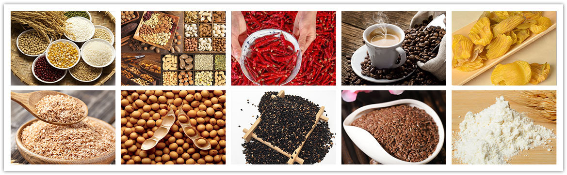 Continuous grain roasting machine