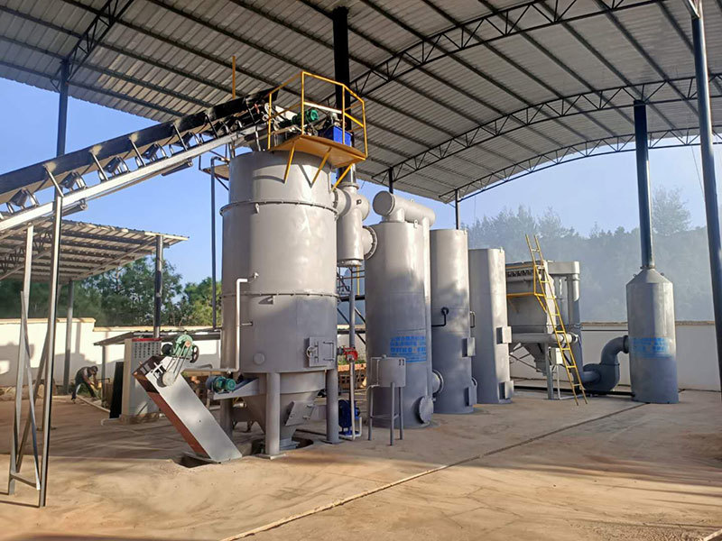 Large fixed garbage incinerator