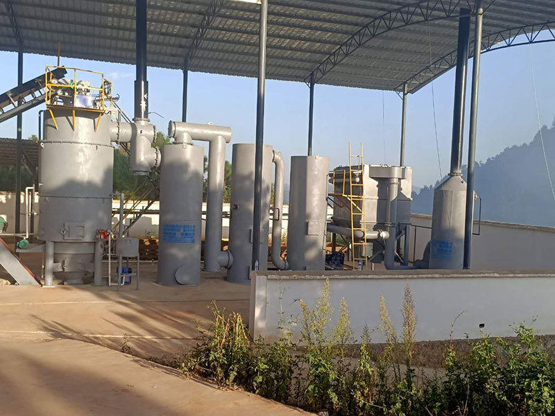 Large fixed garbage incinerator