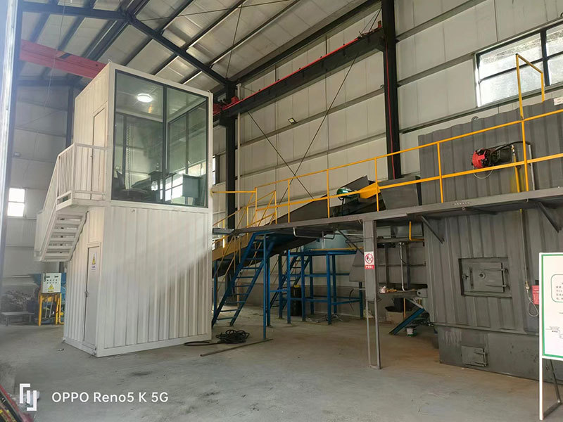 Large fixed garbage incinerator
