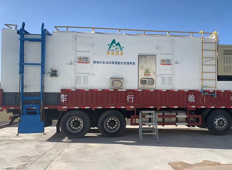 Mobile garbage incinerator