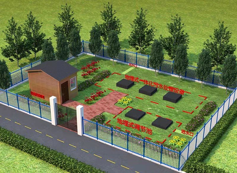 Integrated sewage treatment equipment