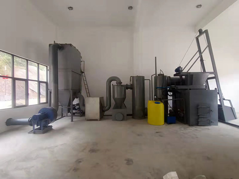 Large fixed garbage incinerator