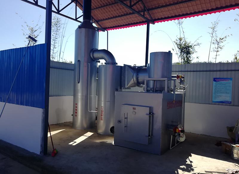 Commercial garbage incinerator