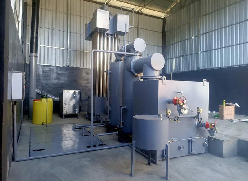 Garbage pyrolysis incineration equipment