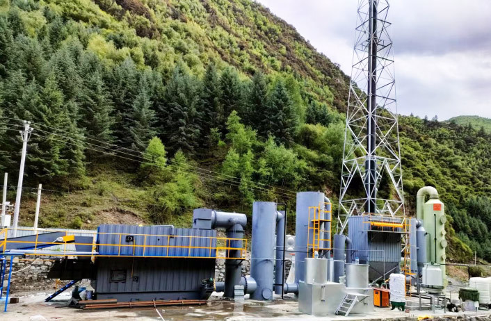 Reciprocating grate furnace