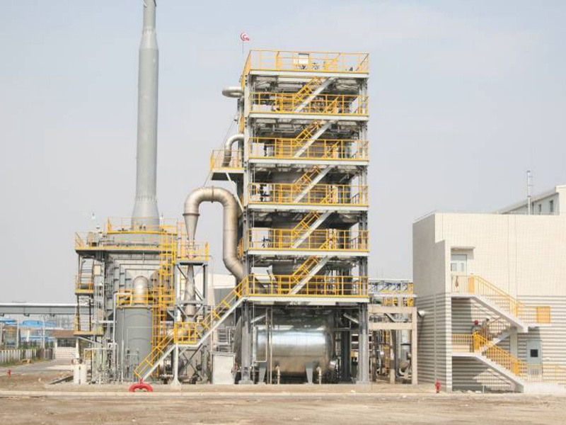 Incineration system in high concentration saline wastewater liquid