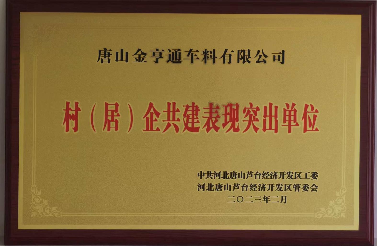 Outstanding Units in the Co construction of Villages (Residential) and Enterprises