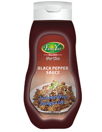 FungYue Black Pepper Sauce 340g Seasoning Sauce Manufacturer