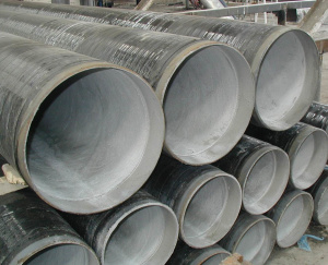 Cement mortar lining steel pipe