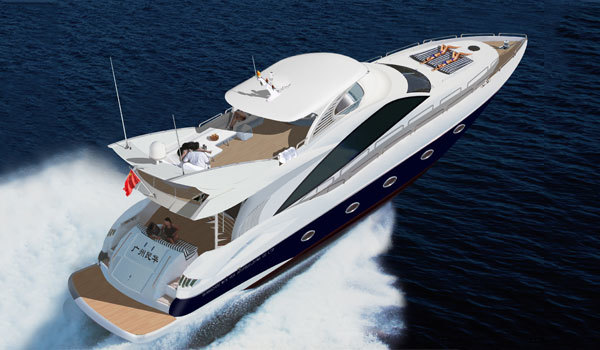 110-foot luxury yacht