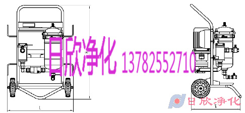 尼玛过滤器LYC-A25m煤油高配手推车式滤油机